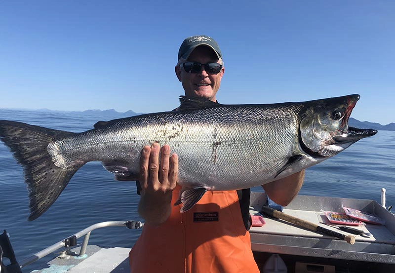 Alaska king salmon fishing - North Pacific Saltwater